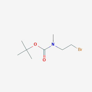 molecular formula C8H16BrNO2 B1442505 tert-Butyl (2-bromoethyl)(methyl)carbamate CAS No. 263410-12-4
