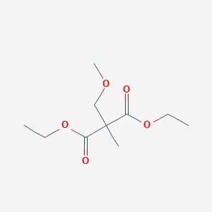 molecular formula C10H18O5 B1442507 1,3-Diethyl 2-(methoxymethyl)-2-methylpropanedioate CAS No. 21398-92-5