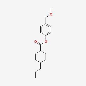 molecular formula C18H26O3 B14425092 4-(Methoxymethyl)phenyl 4-propylcyclohexane-1-carboxylate CAS No. 83811-46-5
