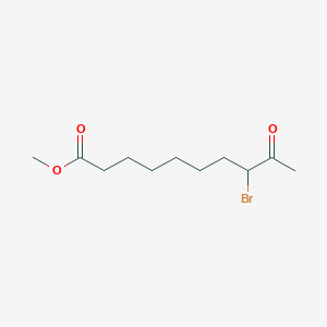 molecular formula C11H19BrO3 B14425107 Methyl 8-bromo-9-oxodecanoate CAS No. 85060-83-9