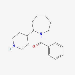 molecular formula C18H26N2O B1442513 1-Benzoyl-2-(piperidin-4-yl)azepane CAS No. 1311676-03-5