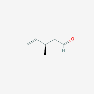 molecular formula C6H10O B14425133 (3R)-3-Methylpent-4-enal CAS No. 86114-18-3