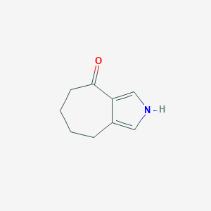 molecular formula C9H11NO B1442518 5,6,7,8-Tetrahydrocyclohepta[c]pyrrol-4(2H)-one CAS No. 113880-81-2