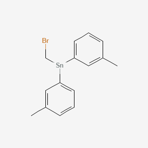 molecular formula C15H16BrSn B14425232 CID 71417991 