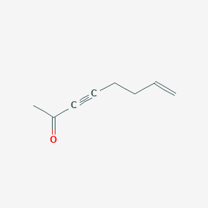 molecular formula C8H10O B14425327 Oct-7-EN-3-YN-2-one CAS No. 82523-30-6