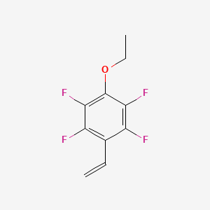 molecular formula C10H8F4O B1442544 4-乙氧基-2,3,5,6-四氟苯乙烯 CAS No. 1350637-16-9