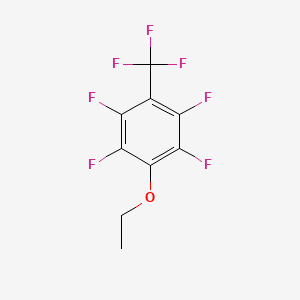 molecular formula C9H5F7O B1442545 1-Ethoxy-2,3,5,6-tetrafluoro-4-(trifluoromethyl)benzene CAS No. 2002-99-5