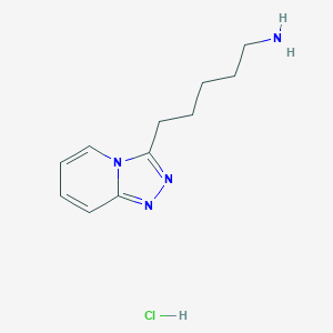 (5-[1,2,4]Triazolo[4,3-a]pyridin-3-ylpentyl)amine hydrochloride