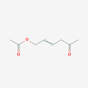 molecular formula C8H12O3 B14425522 5-Oxohex-2-en-1-yl acetate CAS No. 86144-04-9