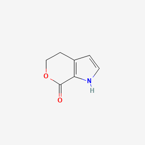 molecular formula C7H7NO2 B1442554 1H,4H,5H,7H-pyrano[3,4-b]pyrrol-7-one CAS No. 1123725-74-5