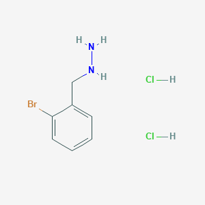 molecular formula C7H10BrClN2 B1442559 (2-Bromobenzyl)hydrazine dihydrochloride CAS No. 1349718-46-2
