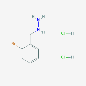 molecular formula C7H11BrCl2N2 B1442559 (2-溴苄基)肼二盐酸盐 CAS No. 1349718-46-2