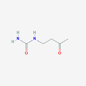 molecular formula C5H10N2O2 B14425607 N-(3-Oxobutyl)urea CAS No. 86231-07-4