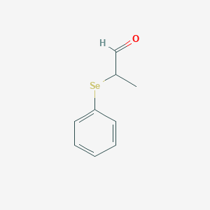 molecular formula C9H10OSe B14425610 Propanal, 2-(phenylseleno)- CAS No. 84782-51-4