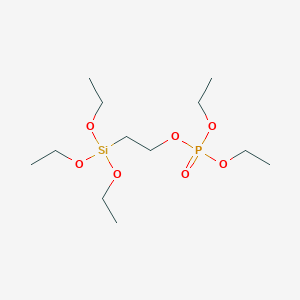 molecular formula C12H29O7PSi B14425645 Diethyl 2-(triethoxysilyl)ethyl phosphate CAS No. 82887-05-6