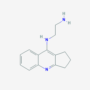 molecular formula C14H17N3 B1442571 N-(2,3-Dihydro-1H-cyclopenta[b]quinolin-9-yl)ethane-1,2-diamine CAS No. 1339110-98-3