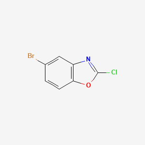 molecular formula C7H3BrClNO B1442572 5-Bromo-2-chlorobenzo[d]oxazole CAS No. 1030377-54-8