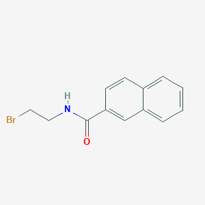 molecular formula C13H12BrNO B14425726 N-(2-Bromoethyl)naphthalene-2-carboxamide CAS No. 82408-26-2