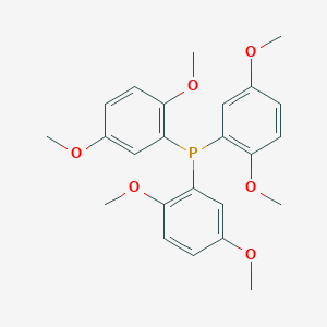 molecular formula C24H27O6P B14425731 Tris(2,5-dimethoxyphenyl)phosphane CAS No. 85417-61-4