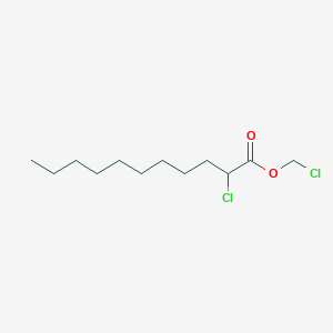 molecular formula C12H22Cl2O2 B14425736 Chloromethyl 2-chloroundecanoate CAS No. 80418-88-8