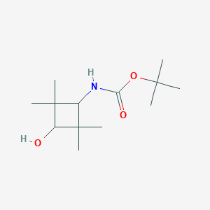 molecular formula C13H25NO3 B1442578 trans-Tert-butyl 3-hydroxy-2,2,4,4-(tetramethyl)cyclobutylcarbamate CAS No. 1338812-41-1