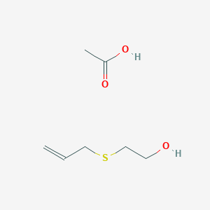molecular formula C7H14O3S B14425798 Acetic acid;2-prop-2-enylsulfanylethanol CAS No. 82937-11-9