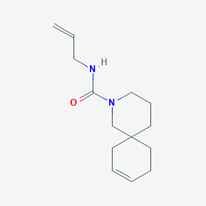 molecular formula C14H22N2O B14425862 N-(Prop-2-en-1-yl)-2-azaspiro[5.5]undec-8-ene-2-carboxamide CAS No. 85675-01-0