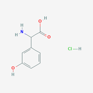 Amino(3-hydroxyphenyl)acetic acid hydrochloride