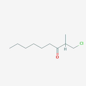molecular formula C10H19ClO B14425935 1-Chloro-2-methylnonan-3-one CAS No. 79691-83-1