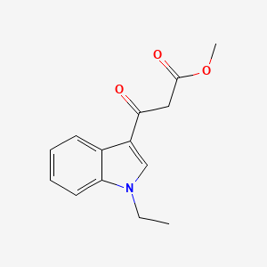 methyl 3-(1-ethyl-1H-indol-3-yl)-3-oxopropanoate