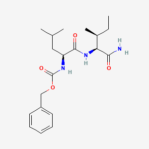 molecular formula C20H31N3O4 B14426087 N-[(Benzyloxy)carbonyl]-L-leucyl-L-isoleucinamide CAS No. 82985-39-5