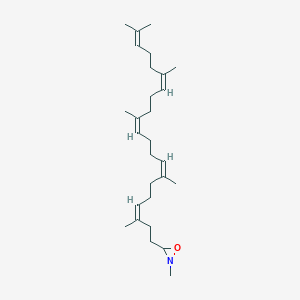 molecular formula C32H55NO B144261 Squalene N-methyloxaziridine CAS No. 126267-95-6