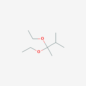 molecular formula C9H20O2 B14426135 Butane, 2,2-diethoxy-3-methyl- CAS No. 80359-83-7