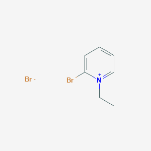 molecular formula C7H9Br2N B14426179 2-Bromo-1-ethylpyridin-1-ium bromide CAS No. 79343-93-4