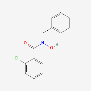 molecular formula C14H12ClNO2 B14426208 N-Benzyl-2-chloro-N-hydroxybenzamide CAS No. 85407-73-4