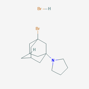 molecular formula C14H23Br2N B1442626 1-(3-Bromo-1-adamantyl)pyrrolidine hydrobromide CAS No. 896115-68-7