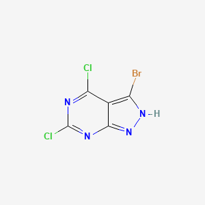 3-Bromo-4,6-dichloro-1H-pyrazolo[3,4-d]pyrimidine