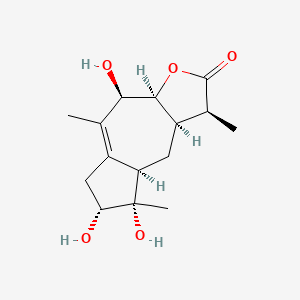 molecular formula C15H22O5 B14426379 Carolenalol CAS No. 79236-42-3