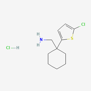 ([1-(5-Chloro-2-thienyl)cyclohexyl]methyl)amine hydrochloride