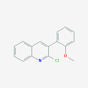 molecular formula C16H12ClNO B14426502 2-Chloro-3-(2-methoxyphenyl)quinoline CAS No. 85274-01-7