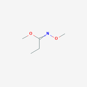 molecular formula C5H11NO2 B14426543 Methyl N-methoxypropanimidate CAS No. 83660-73-5
