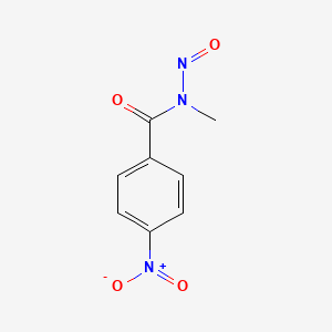 molecular formula C8H7N3O4 B14426594 Benzamide, N-methyl-4-nitro-N-nitroso- CAS No. 82897-03-8