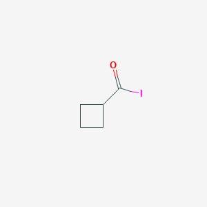 molecular formula C5H7IO B14426624 Cyclobutanecarbonyl iodide CAS No. 79929-35-4