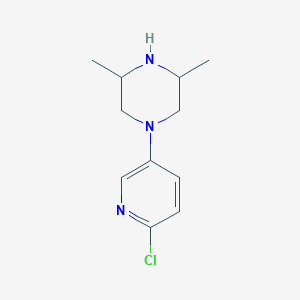 1-(6-Chloropyridin-3-yl)-3,5-dimethylpiperazine