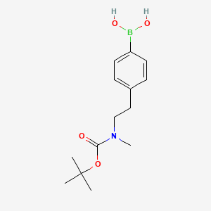 4-[2-(N-BOC-N-Methyl)aminoethyl]phenylboronic acid