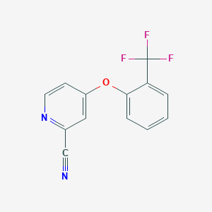 4-(2-Trifluoromethylphenoxy)pyridine-2-carbonitrile