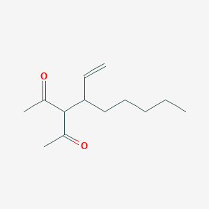 molecular formula C13H22O2 B14426764 3-(Oct-1-EN-3-YL)pentane-2,4-dione CAS No. 80403-80-1