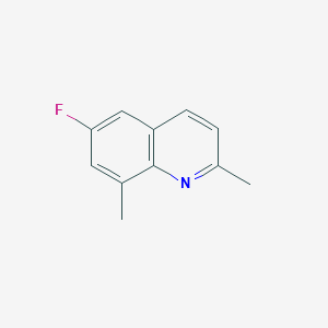 6-Fluoro-2,8-dimethylquinoline