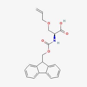 molecular formula C21H21NO5 B1442687 Fmoc-Ser(allyl)-oh CAS No. 704910-17-8
