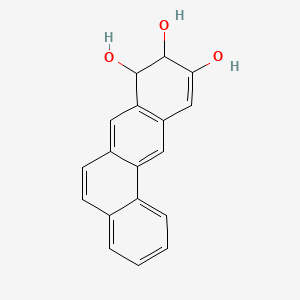 molecular formula C18H14O3 B14426893 Benz(a)anthracene-8,9,10-triol, 8,9-dihydro- CAS No. 79146-81-9